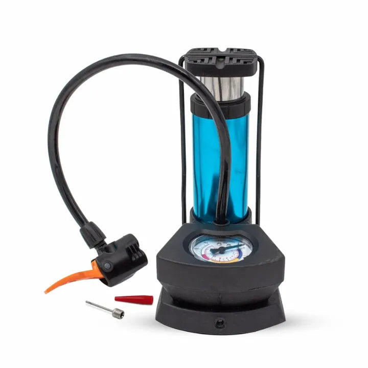 High-Pressure Foot Pump with Gauge